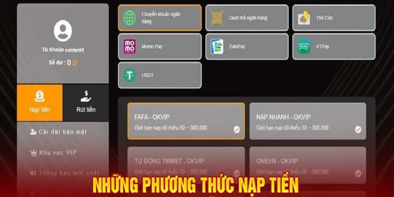 Hướng Dẫn Nạp Tiền 789P - Đơn Giản Và Nhanh Chóng